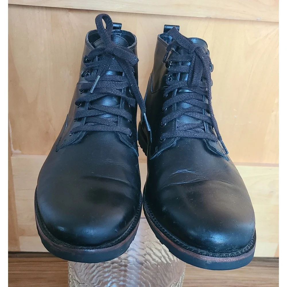 Timberland Kendrick Waterproof Black‎ Leather Chukka Boots US 11.5 Lace Up Shoes